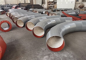 90°陶瓷耐磨彎頭彎曲半徑一般多大？